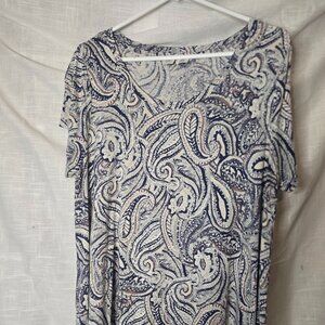 Artisan NY Paisley print tee 1X